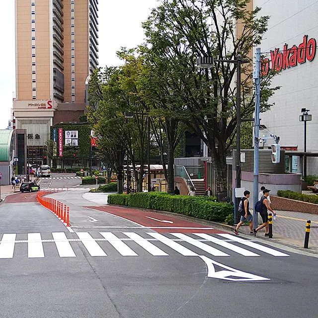 東急大井町線大井町駅の改札付近に出た方は